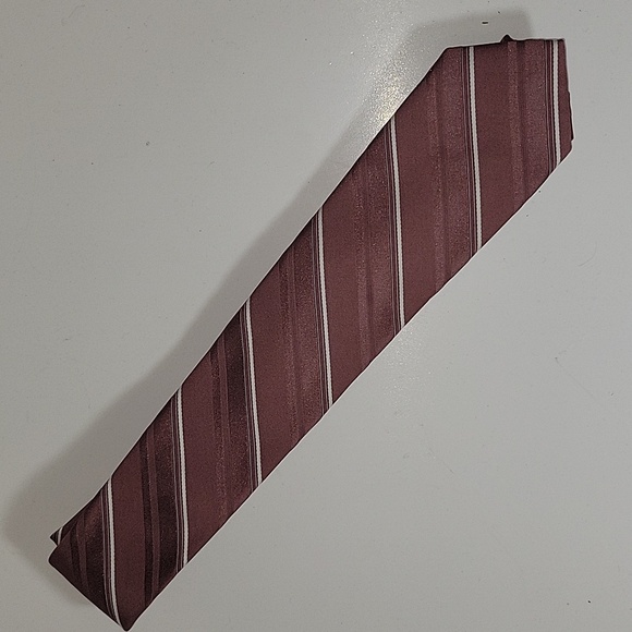 Sears Other - Men's Sears Maroon & White 56 1/2" Tie